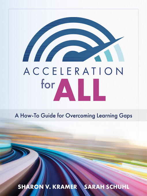 Title details for Acceleration for All by Sharon V. Kramer - Available